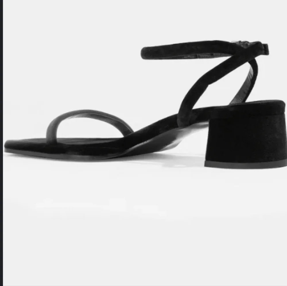 The Row Black Strappy Heels - Picture 3 of 6